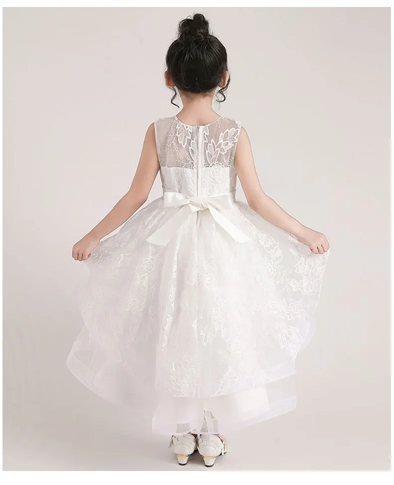 Новогодняя одежда кружевное платье для девочек рождественской вечеринки костюм