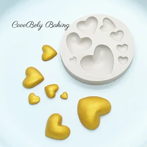 3D Силиконовая форма любовь формы для торта, инструменты для украшения тортов, полимерная глина ручной работы FM084