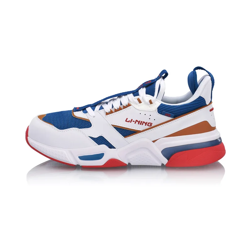 Li-Ning/Мужская классическая обувь 001; стиль жизни; обувь для папы в стиле ретро; удобная спортивная обувь с подкладкой; кроссовки для отдыха; AGCP021 YXB260 - Цвет: AGCP021-1H