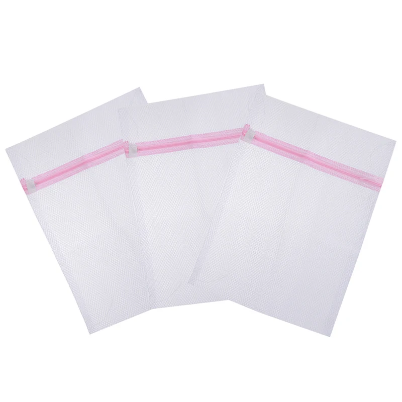 3 шт. мелкая сетка мешок для стирки белья полиэфира Подробная информация о