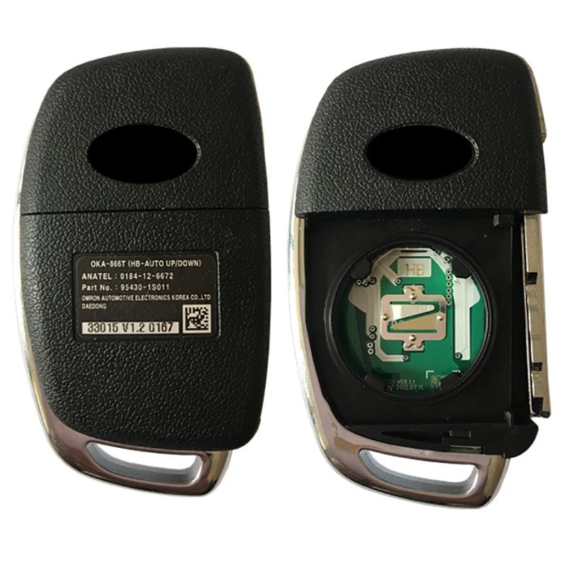 

CN020065 Original 3 Button Remote Hyundai Flip Key Part No 95430-1S011 / 1S001 OKA-866T 4D60 80BIT Chip With/Without Logo