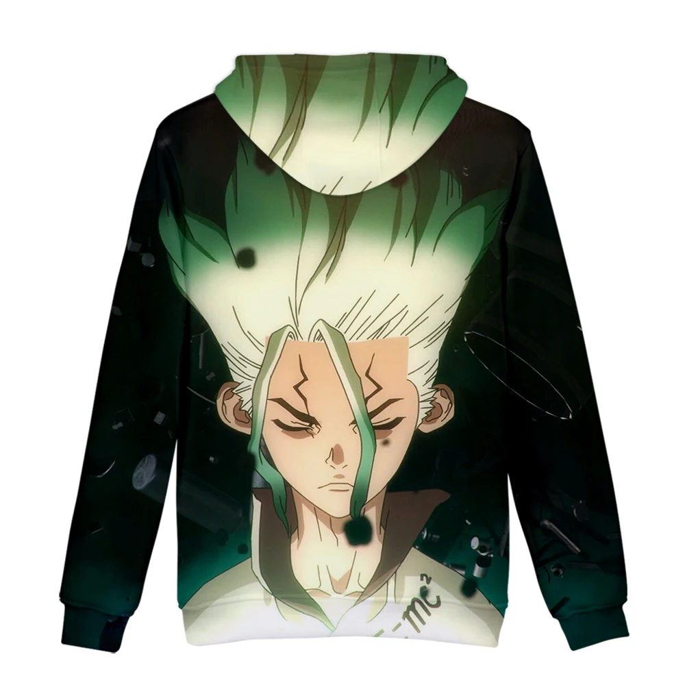 Drstone 3D печать толстовки TMS развлечения recompose 3D Аниме Dr stone толстовка с капюшоном горячая Распродажа мультфильм подростковая одежда