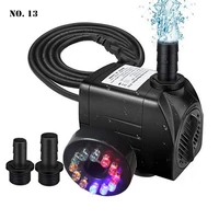 lh 155 800lh electric submersible water fountain pump with 12 led light pond garden pool aquarium fountain pump water pump new