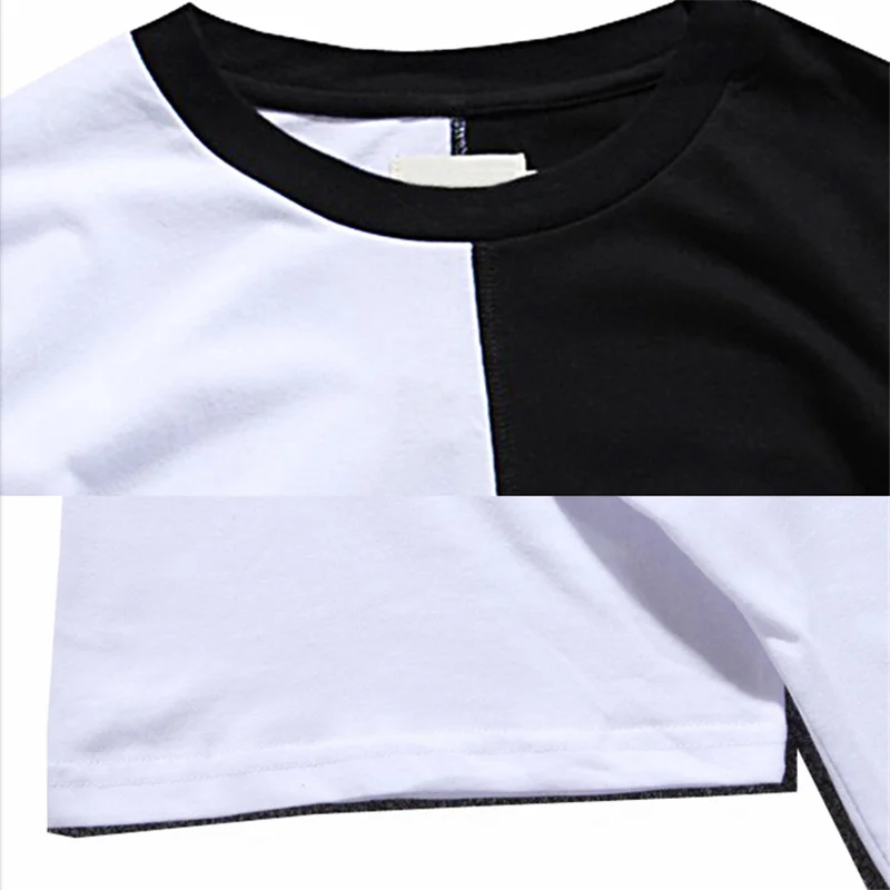 

Rainbowtouches Wholesale Fashion Street Wear Mens Colorblock T Shirt