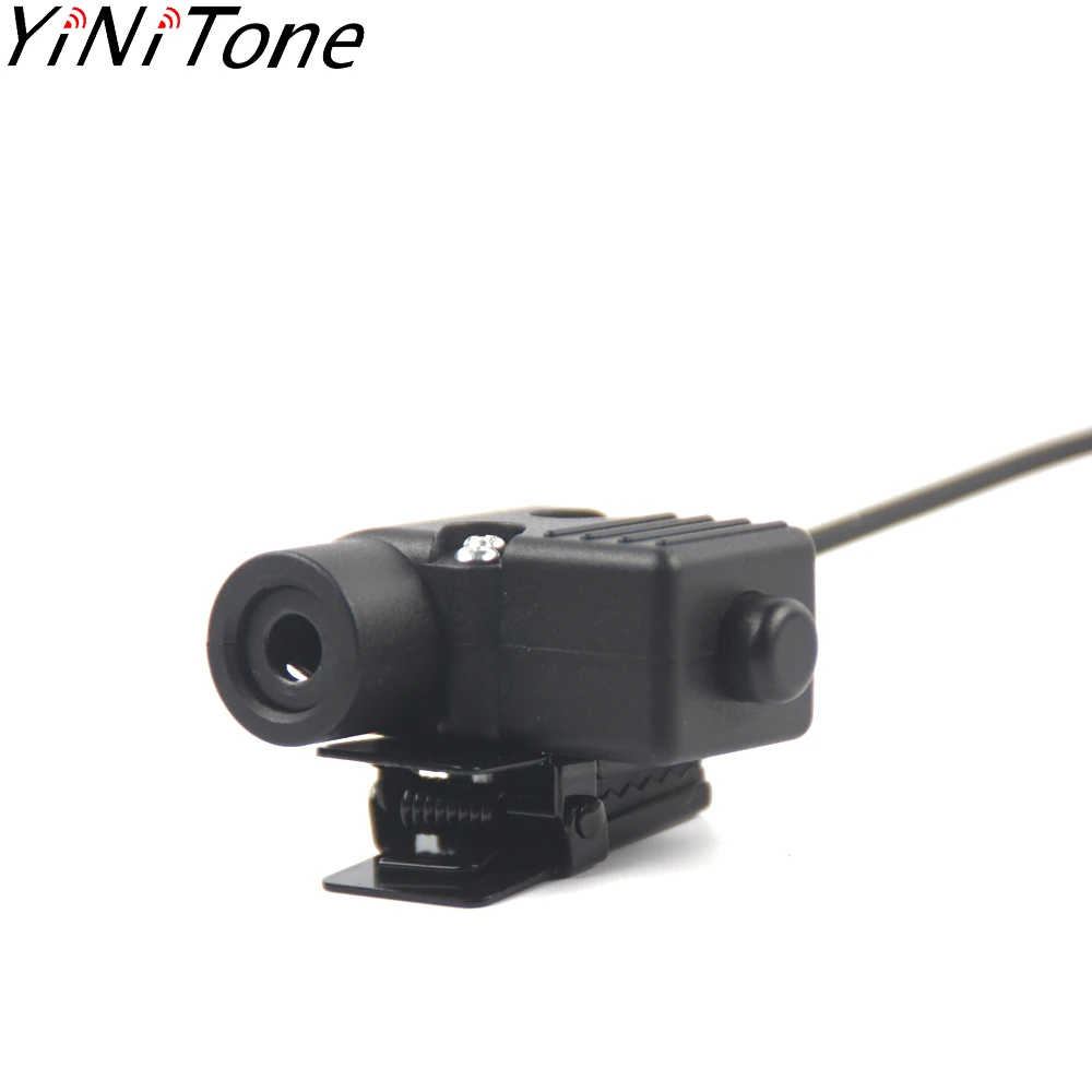 Military Headset U94 PTT For COMTAC MSA EARMOR TCA TRI NATO plug for ICOM IC-V8 IC-V82 IC-F3 SL25 V80