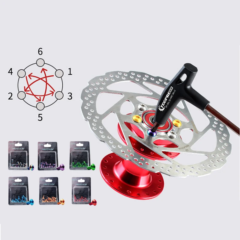 

Cycling Brakes Bolt Components Parts Supplies MTB Road Alloy steel M5*10mm