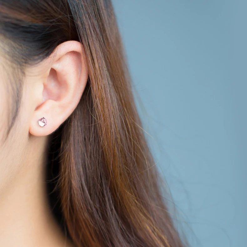 Trustdavis минималистичные серьги-гвоздики из стерлингового серебра 925 пробы