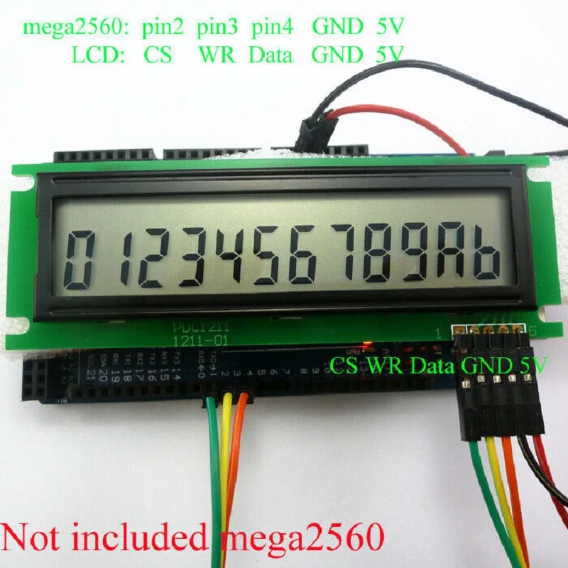 Светодиодный драйвер HT1621 1 шт. 5 в пост. Тока 12 бит 7Seg SPI ЖК-дисплей - купить по