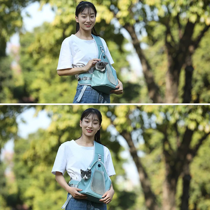 

Chest Bag Breathable Carrier Portable Reflective for Pet Cat Dog Puppy Outdoor @LS