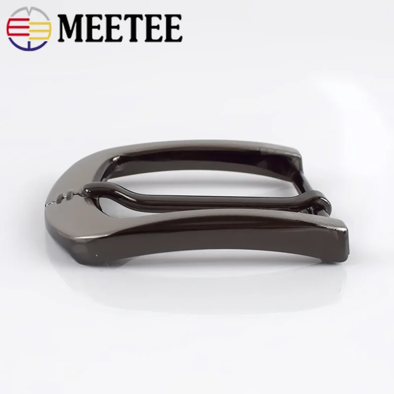 Meetee 1/2 шт. DIY Кожа Craft 40 мм металлической пряжкой на ремешке с пряжкой щеткой сплава Для Мужчин's ковбойский ремень для джинсов аппаратных аксессуары для ванной комнаты
