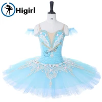 blue classical professional ballet tutus girl classical ballet tutu blue swan lake ballet stage tutu dressbt9059b