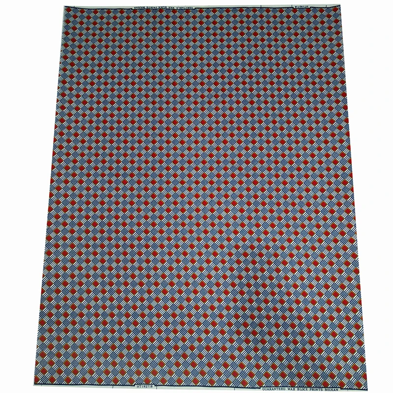 2020 6 ярдов/партия африканская ткань с принтом из натурального воска 100% полиэстер