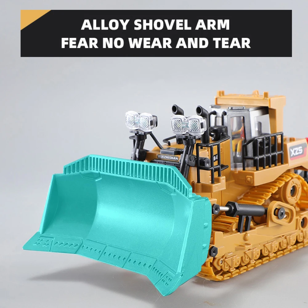 тяжелый бульдозер на радиоу