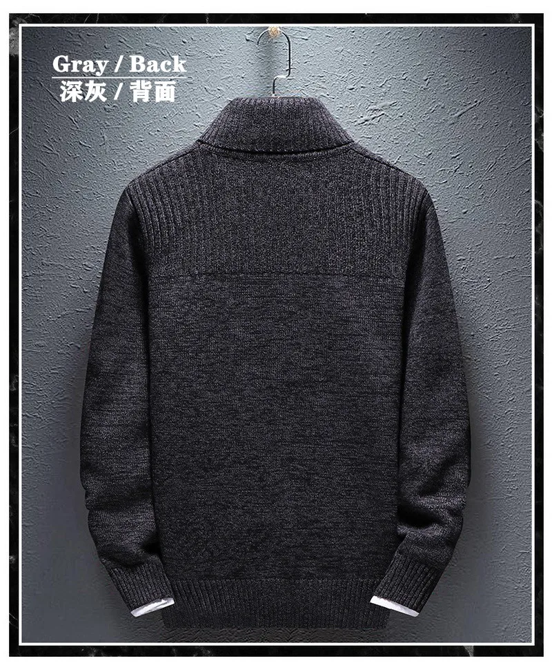 Высококачественный мужской пуловер из 100% хлопка осень-зима деловой Повседневный