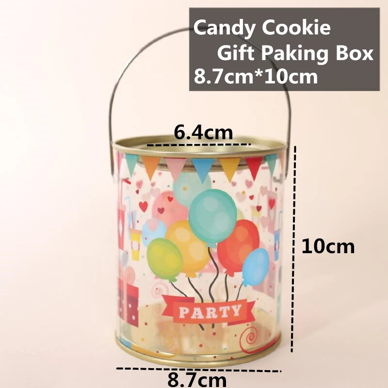 Ball 8.7x10cm LBSISI жизнь Счастливого Рождества Подарочная коробка ручная бутылка ребенок для конфет и печенья день рождения детей подарочная упаковка коробка - Цвет: Ball 8.7x10cm