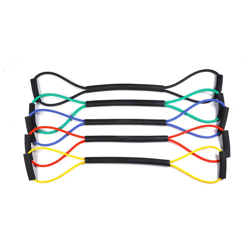 

Boxing Resistance Bands Rubber Speed Training Pull Ropes 15/20/25/30/35lb Speed Sanda Muay Thai Air Strike Elastic Band Rope