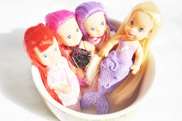 Милая маленькая Русалочка кукла реборн младенец Карманный ребенок дети подарок