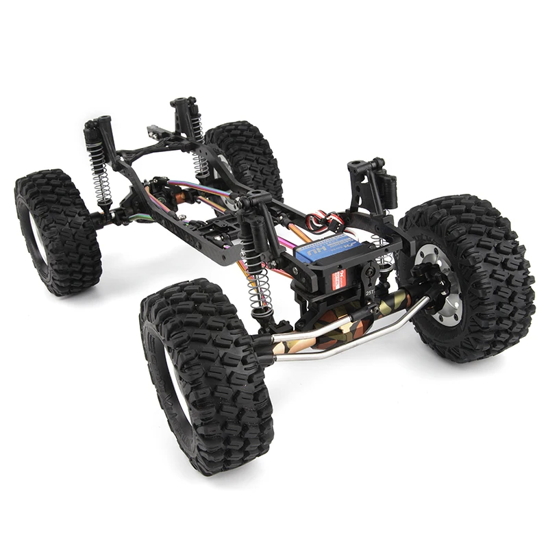 D1RC оригинальный Алмазный металл передняя и задняя осевая ось для RC Гусеничный