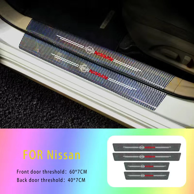 

Car Styling Laser Threshold Door Sill Pedal Sticker For Nissan X-Trail X Trail Xtrail T32 2014-2018 For Nissan Qashqai j11