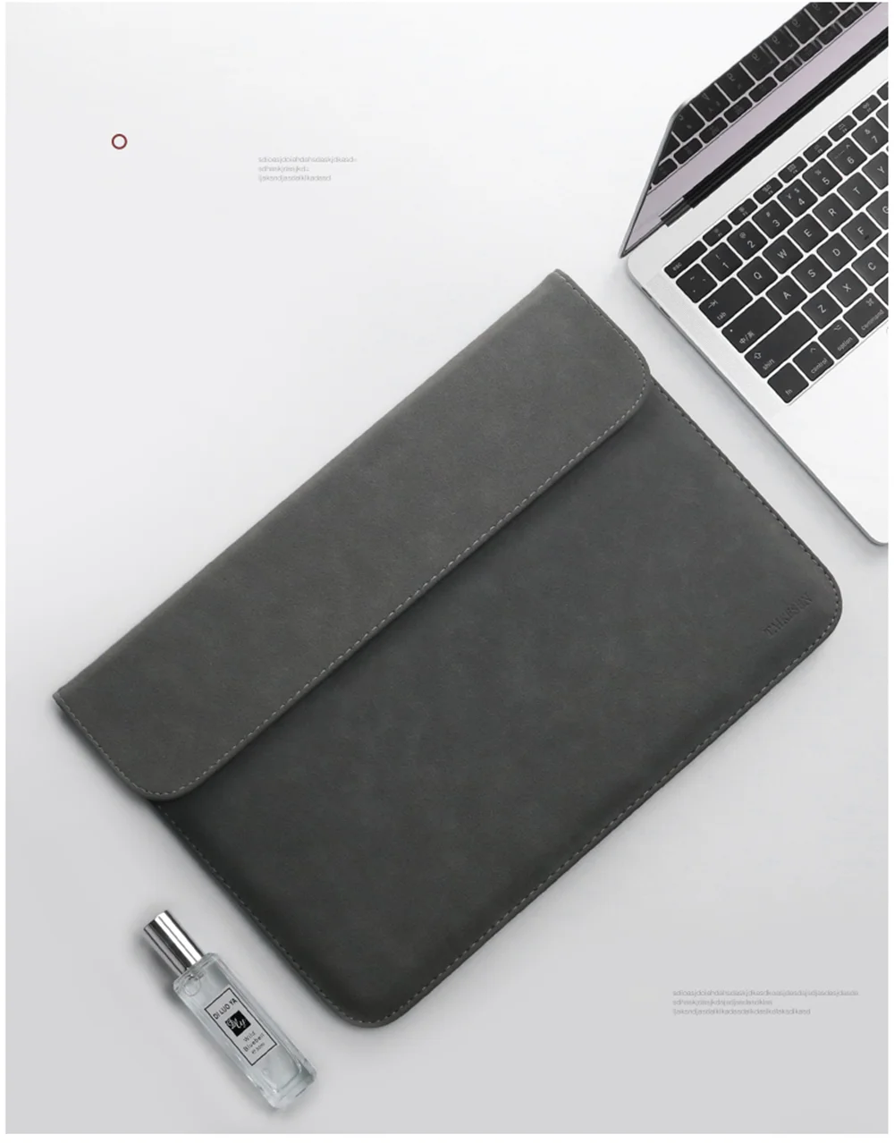 Portable PU Laptop Sleeve Bag Notebook Handbag Case For Macbook Air Pro 11 12 13 Retina New Pro 13.3 15.4 Touch Bar Cover