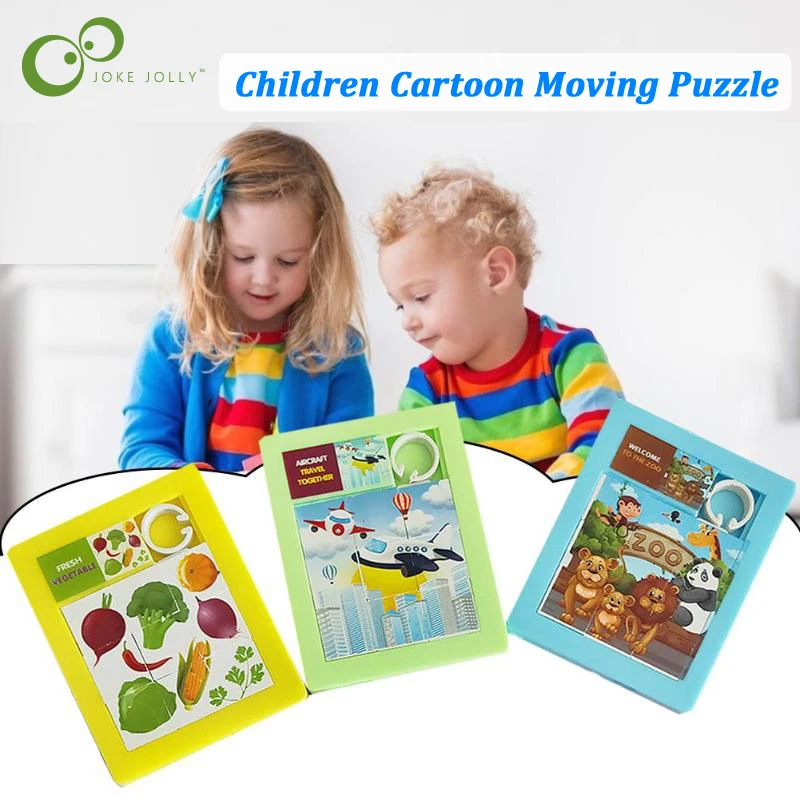 6 шт. двенадцать клетчатых классических слайдов игра цифровые и животные шаблон