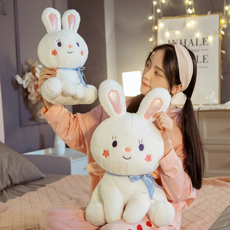Бесплатная доставка милый ангел кролик плюшевые игрушки Мягкое Животное сидящий