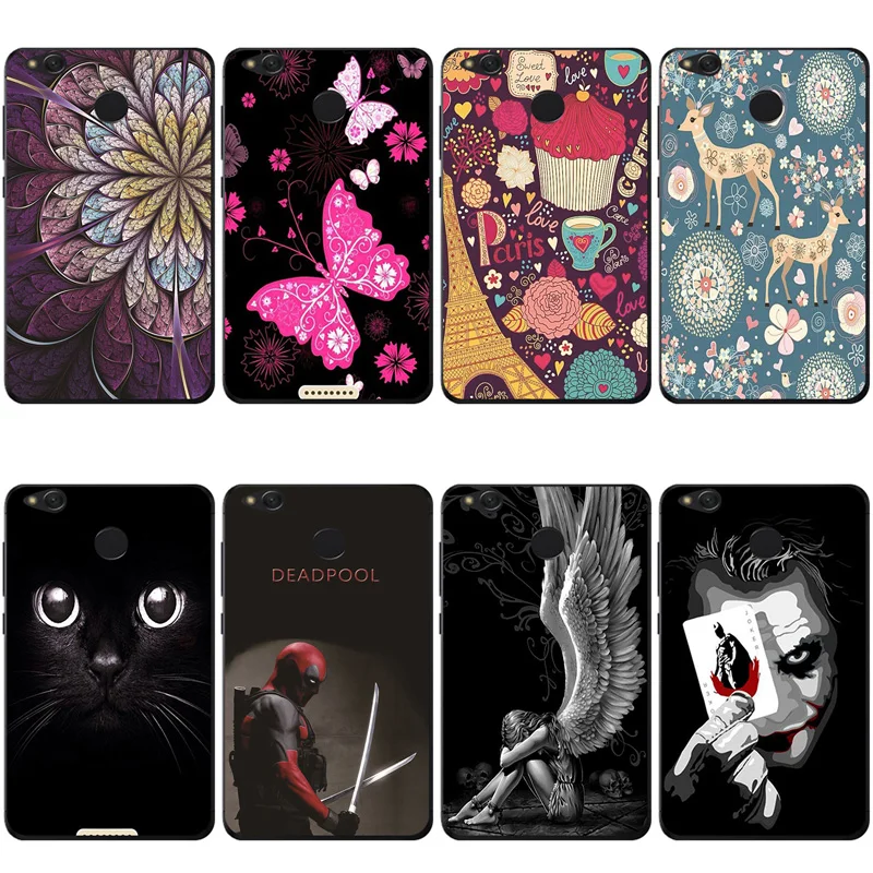 Силиконовый чехол для Xiaomi Redmi 4X силиконовый милый Pro чехлы Новый телефона|Бамперы|