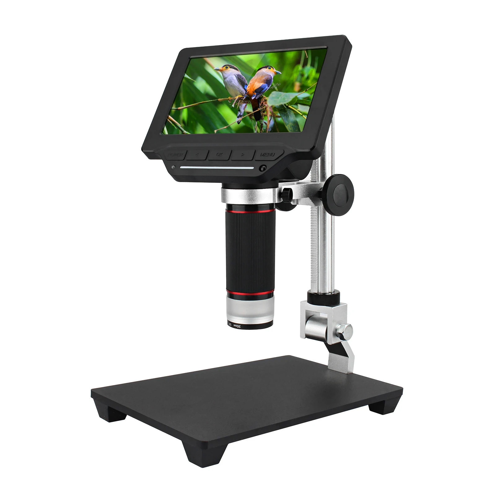 

5-дюймовый видеомикроскоп с ЖК-дисплеем, с TF-картой 32 ГБ, 1000X микроскоп и телескоп 1080P с ИК-пультом дистанционного управления, Регулируемая ме...
