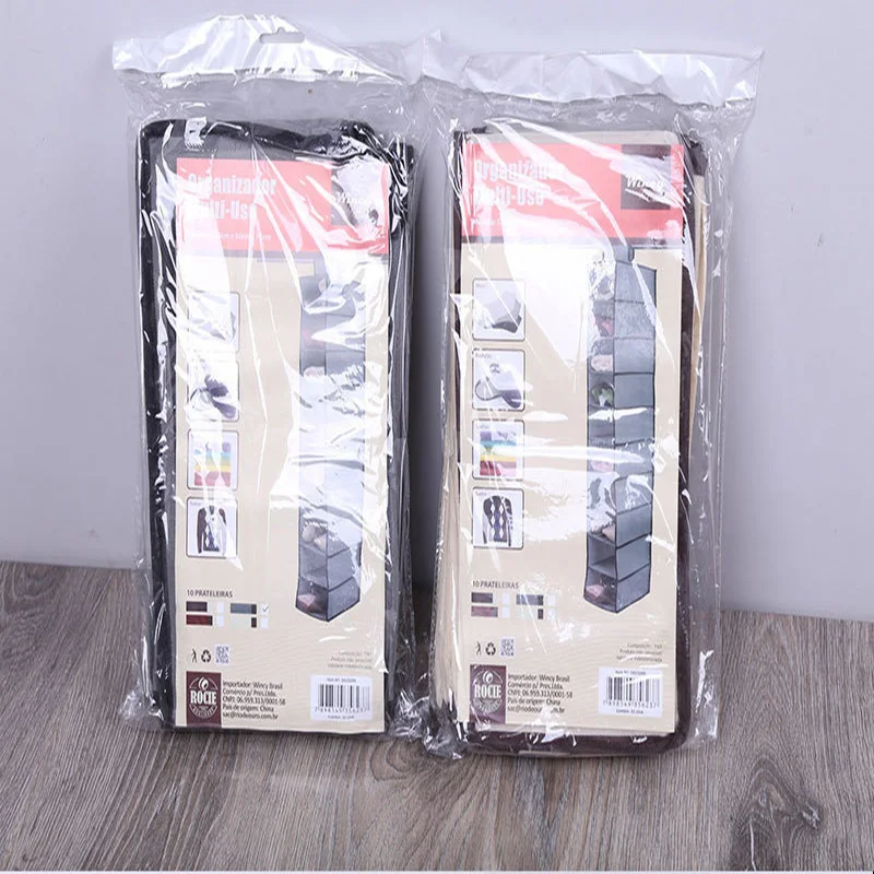 

10 Layers Shoe Non-Woven Fabric Folding Storage Hanging Shoe Rack Dormitory Simple Storage Shelf Organizer Holder Easy Assembly