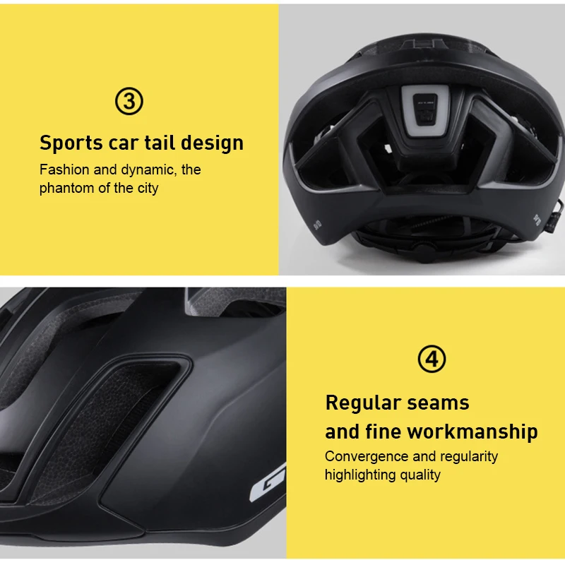 

2021 HOT GUB SV10 Bicycle Helmet Men's Mountain Bike Road Bike Integrated Bicycle Helmet Men And Women With Taillights