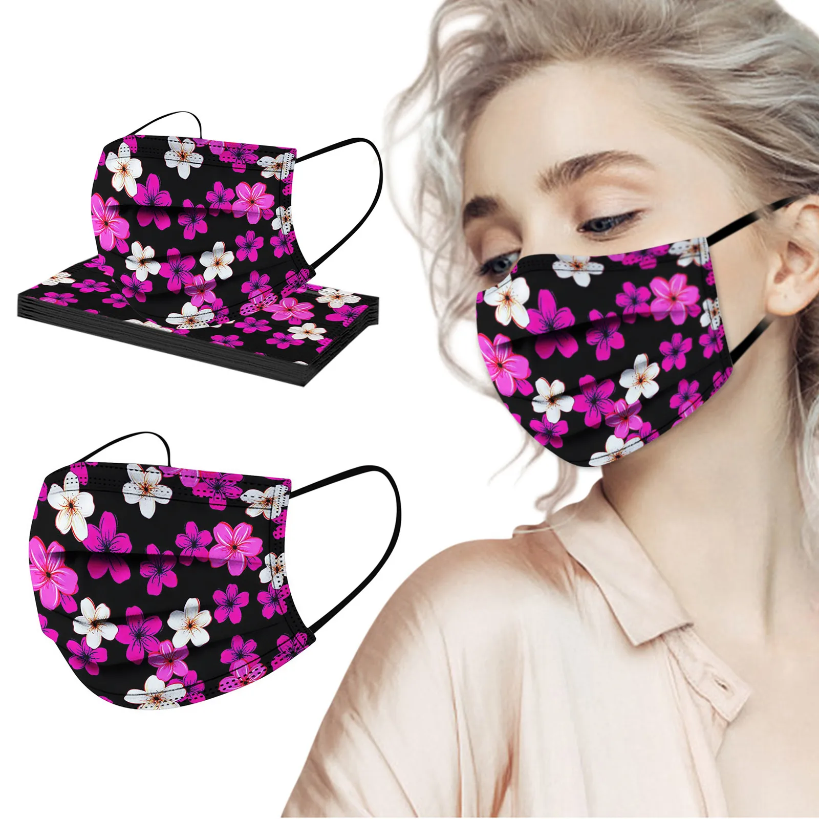 

10 шт., женские Одноразовые Дышащие маски для лица