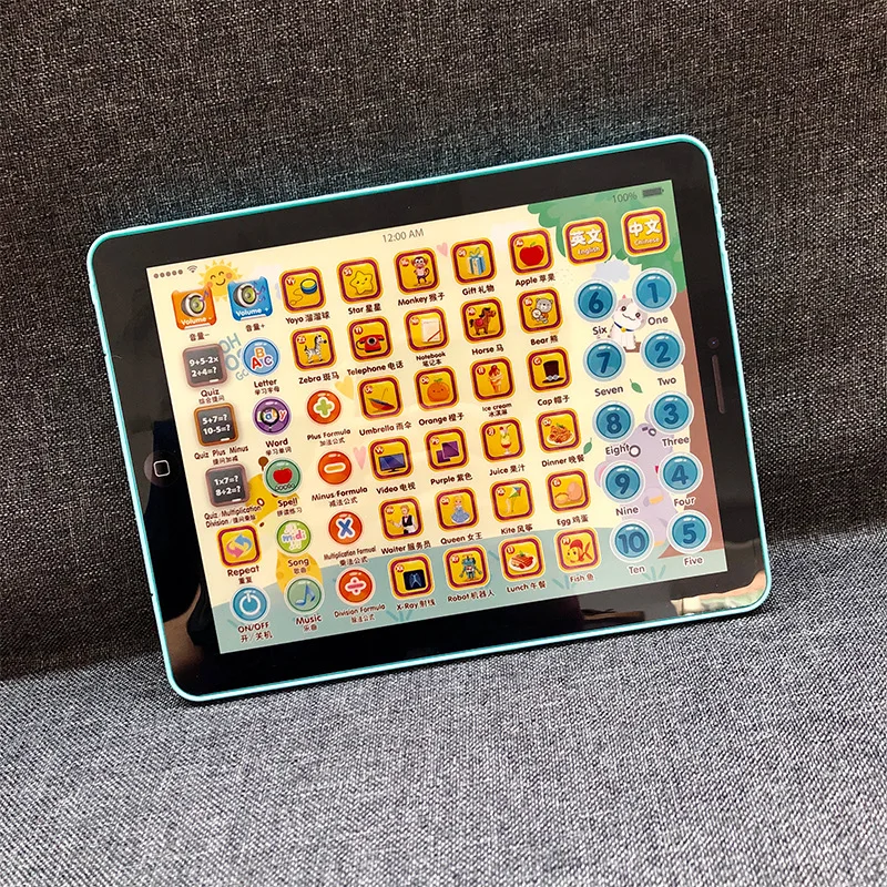 Мини-английский детский сенсорный Ipad/Компьютерная обучающая игрушка/Детские игрушки/обучающий подарок/языковой стол
