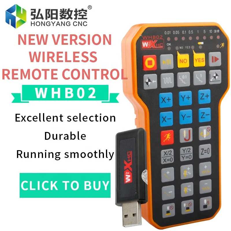 

Nc studio USB Wireless Remote Handle weihong DSP Control handle for cnc engraving cutting machine HB02 WHB02