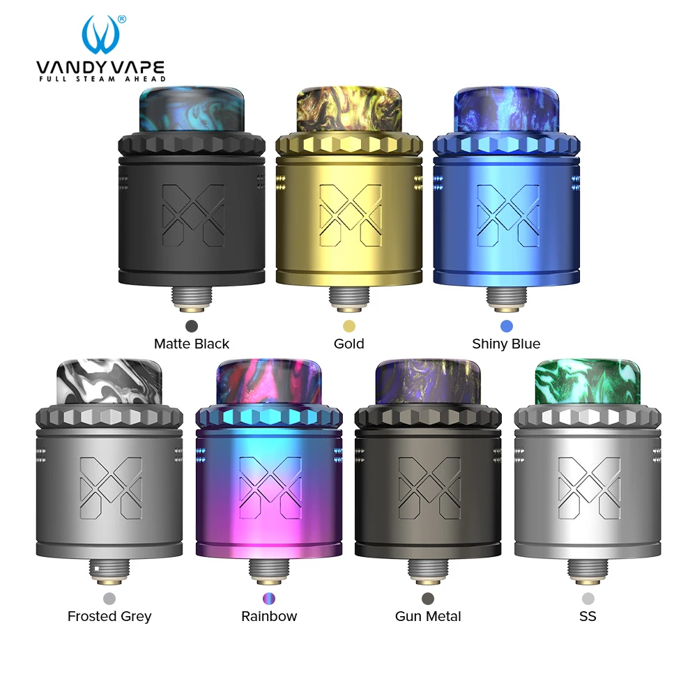 Vandy Vape M V2 RDA Tank распылитель с 10 шт. двойной катушкой 0.12ом 2 мл емкость электронная