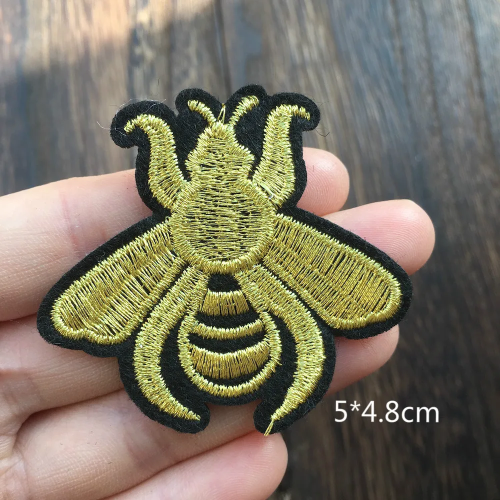 1 шт. мини пчелы вышивка патч Железо на аппликация патчи для одежды DIY одежда