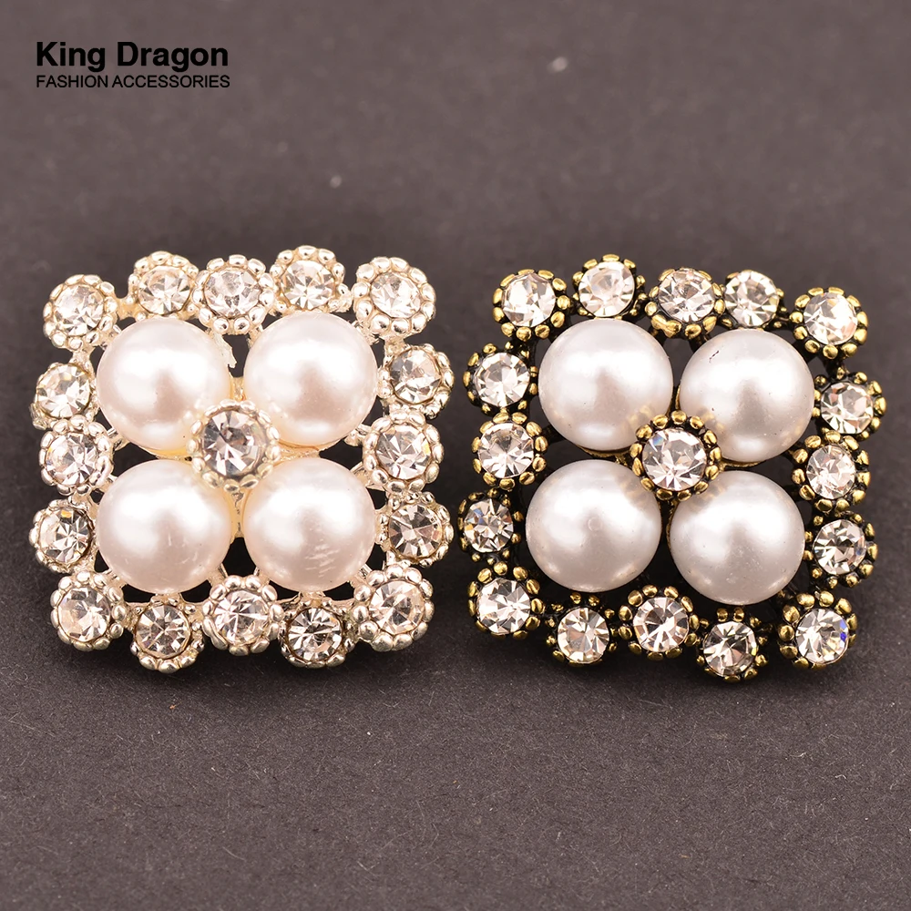 Пуговицы со стразами задняя часть хвостовика используемая на центре цветка