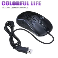 usb wired gaming rgb led luminous mouse lightweight adajuetable 1000 4800dpi 6 buttons mice for pc laptop computer