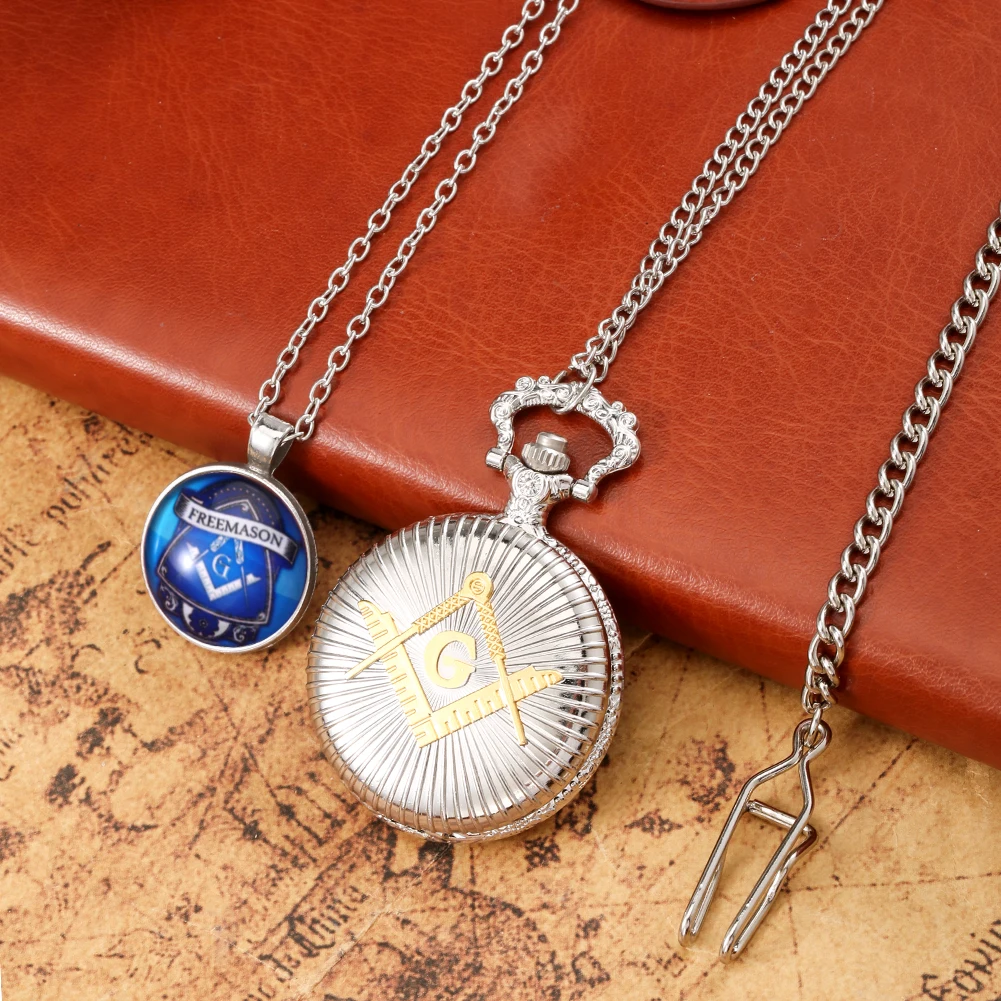 Exquisite Vintage Quartz Pocket Watch Necklace Pendant High Grade Gifts Sets with Gift Box for Women Men