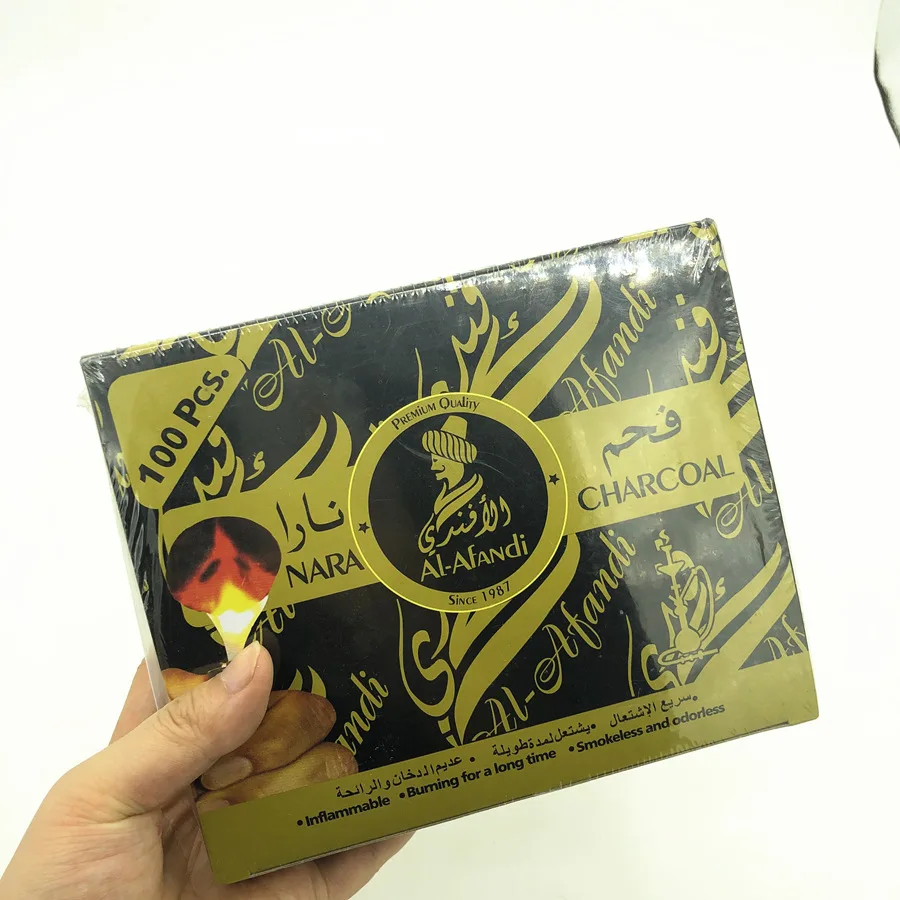 100 шт./коркор. круглые аксессуары для кальяна сжигающий карбоновый кальян более 1