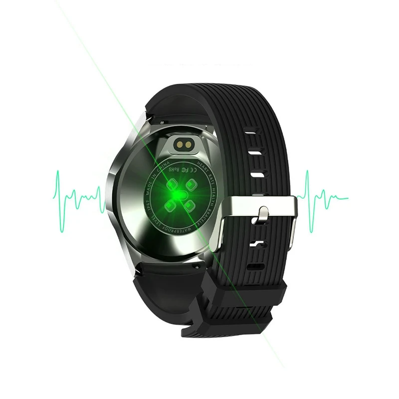 GT106 Смарт часы с полноэкранным контактом смарт Браслет мониторинг сердечного