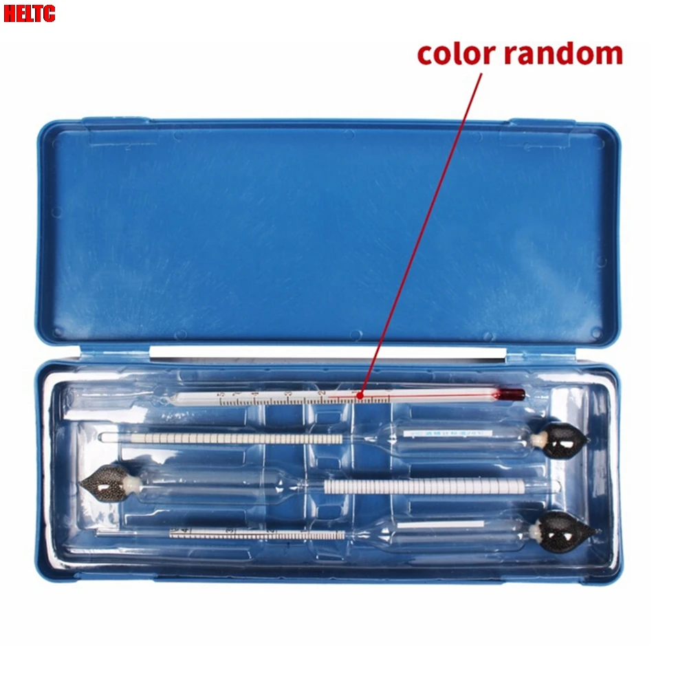 Ареометр + термометр спиртометр измерение 0-100% самодельный доказательный тестер