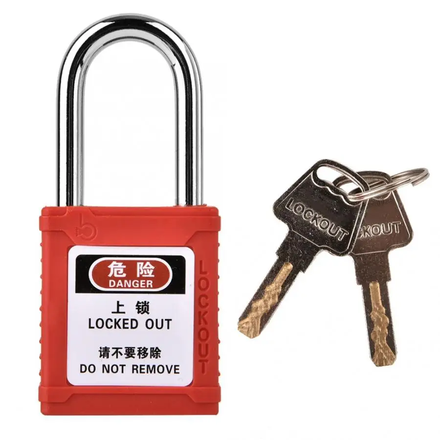 БЛОКИРОВКА Tagout Электронная блокировка строительный безопасный замок стальной