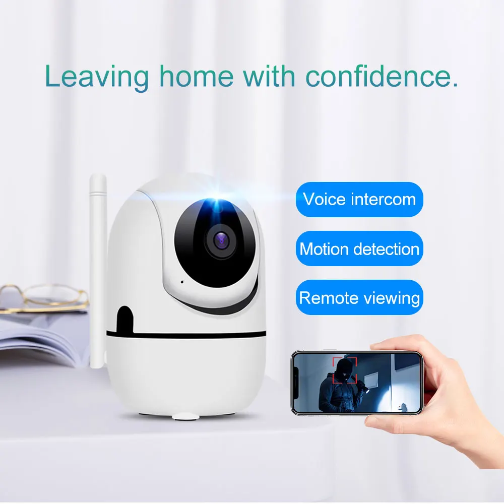 Домашняя IP камера ONE PICE 1080P ночное видение 2 миллиона пикселей HD Wi Fi Радионяня
