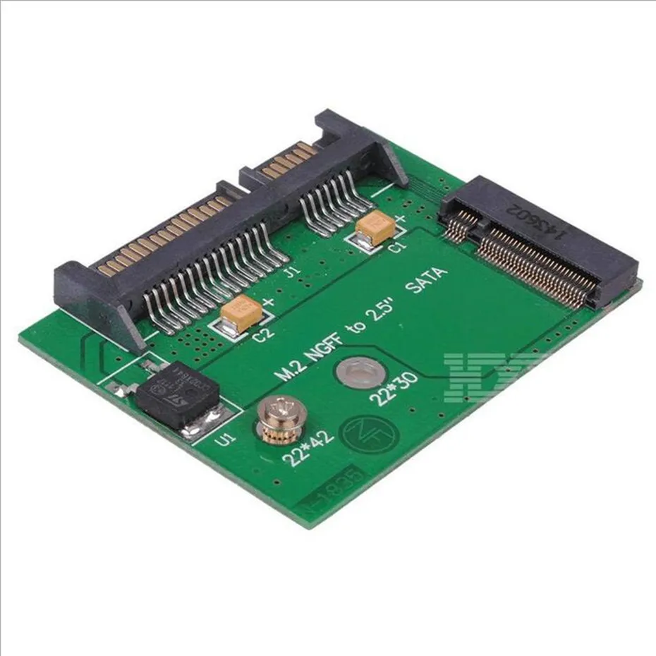 NGFF M.2 на SATA 22Pin 2 5 дюймов HDD конвертер адаптер маленькая плата для половинного