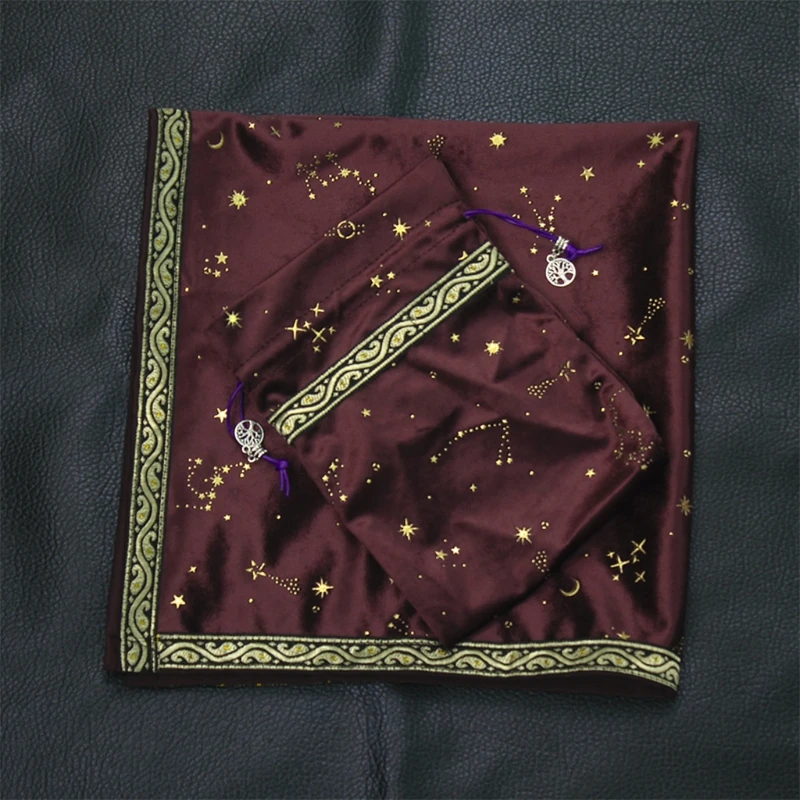 Ta-rots Pad Rubber Astrolabe Witch Divination Pendulum Tablecloth Props For Board Game Square Au11 21 | Спорт и развлечения