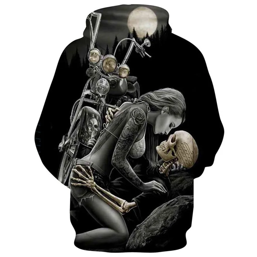 

Мужская толстовка с капюшоном и 3D-принтом, размеры до 5XL