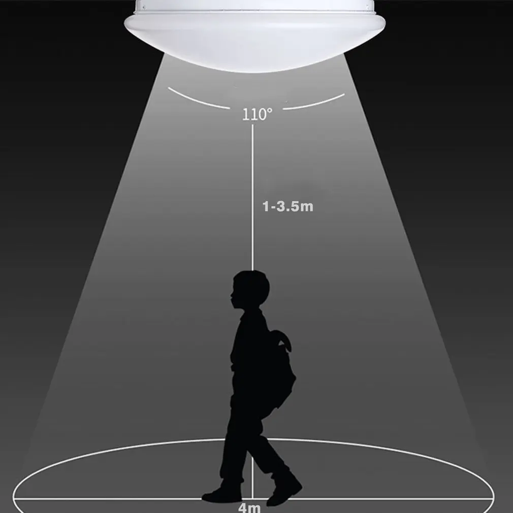 

Intelligent Voice Radar Controlled Induction Ceiling Lamp balkon plafond lamp lichtregeling gangpad lamp wc Night Lights