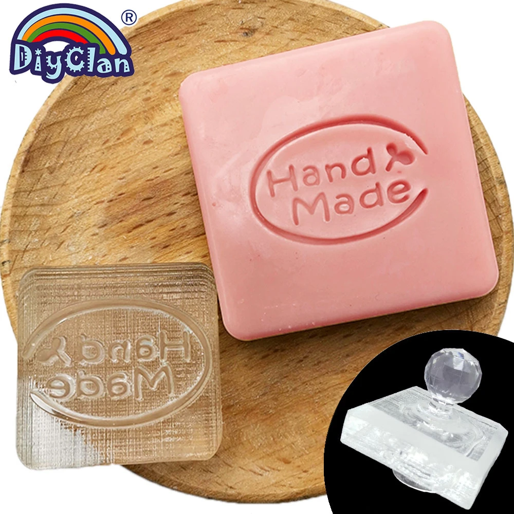 Простой стиль шаблон ручной работы мыло штамп глава DIY Ручная работа акриловая