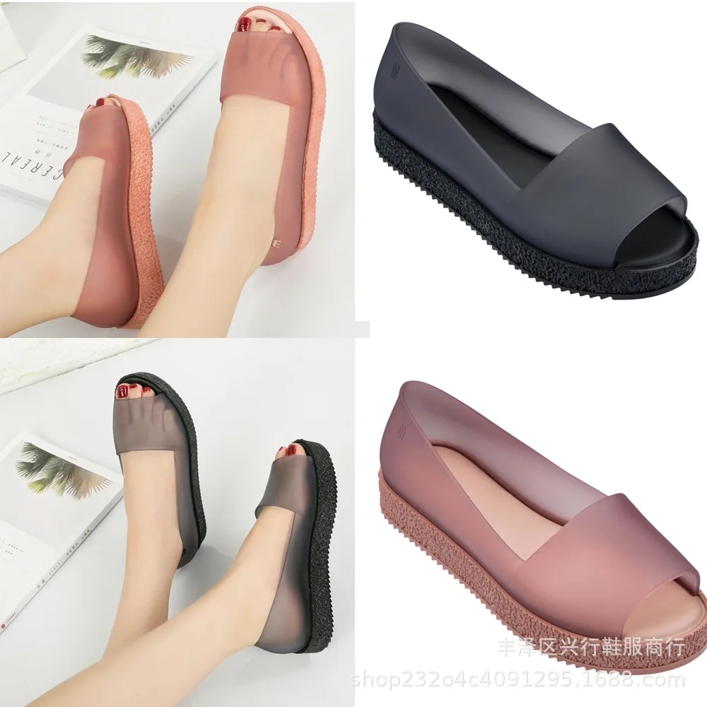 Женские босоножки на плоской подошве Melissa пазл новинка 2019 Брендовые однотонные