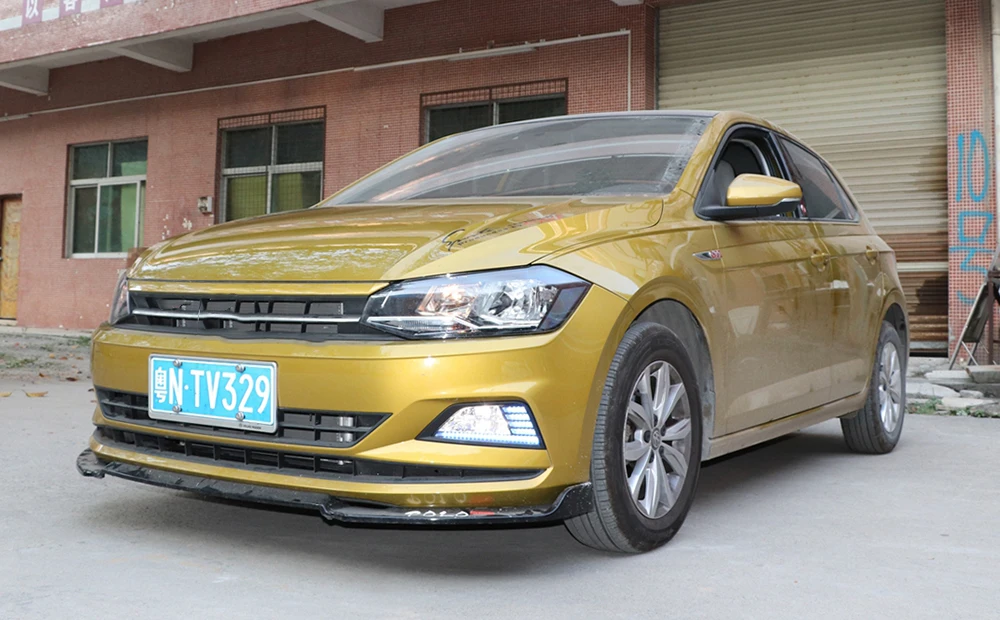 

3 Color LED DRL Daytime Running Light for VW Polo 2019+ Driving Lamp Assembly with Dynamic Sequential Turning Signal + Blue Mode